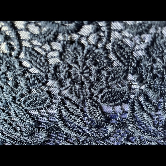 SOLD! Never used. Clutch.Navy blue with a gold zipper. - Picture 4 of 4